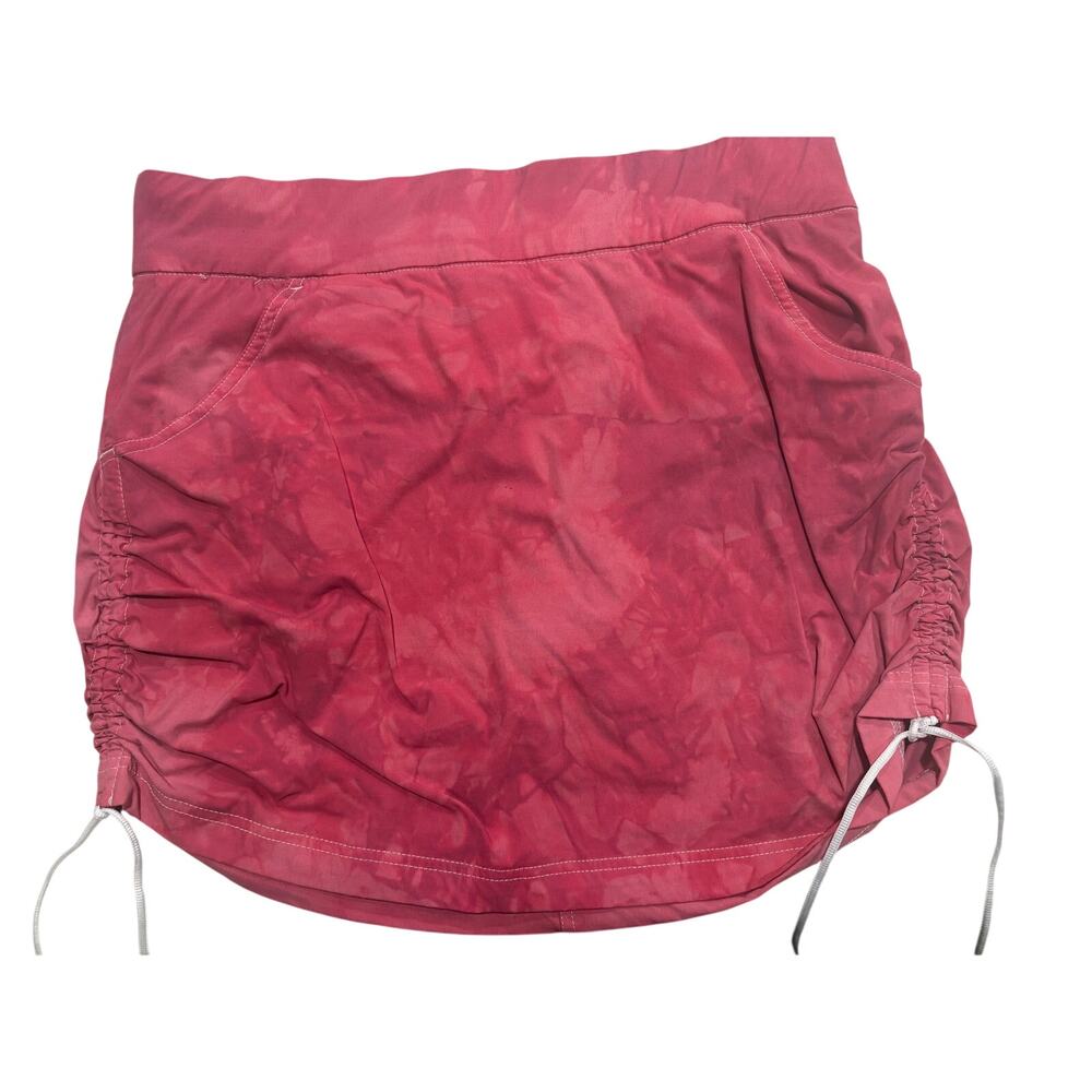 Columbia Tie dyed Tennis Skirt Pink Sports Size Large Shorts skort
